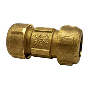 Short Brass Compression Couplings