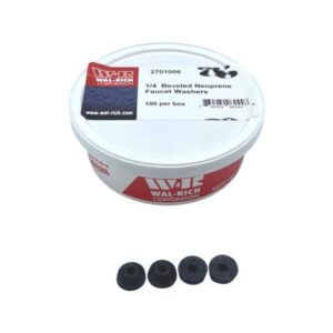 #1/4 Beveled Neoprene Washers