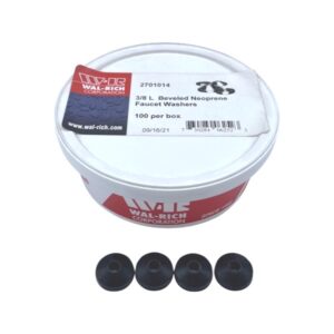 # 3/8L Beveled Neoprene Washers