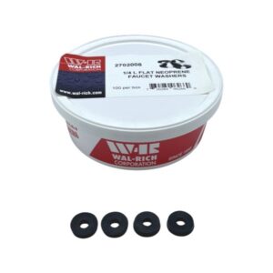 #1/4L Flat Neoprene Washers