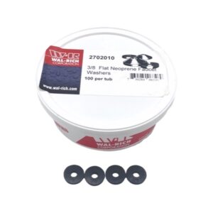 #3/8 Flat Neoprene Washers