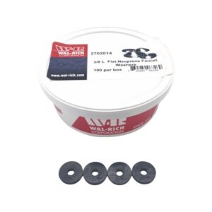 #3/8L Flat Neoprene Washers