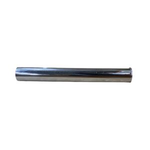 1 1/2" x 12" Chrome Plated Flanged Tailpiece - 22 Gauge