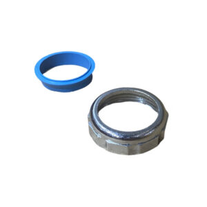 1 1/4" Chrome Plated Die Cast Slipnut With Premium Blue Neoprene Washer