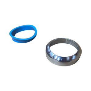 1 1/2" Chrome Plated Brass Slipnut With Premium Blue Neoprene Washer