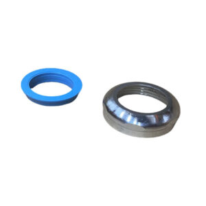 1 1/2" x 1 1/4"Chrome Plated Brass Slipnut With Premium Blue Neoprene Washer
