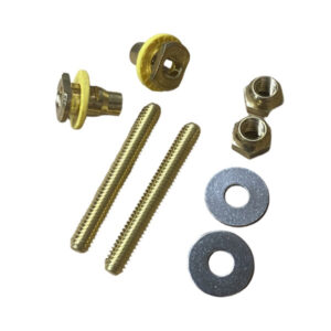 SetFast Brass Closet Bolts - 3" Long