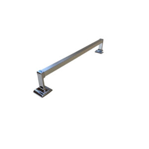 Chrome-Plated Metal Towel Bar & Brackets - 18"
