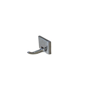 Chrome-Plated Metal Single Robe Hook