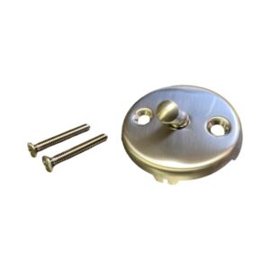 Satin Nickel Tub Trip Lever Plate Assembly