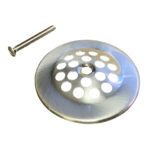 Replacement Grid Strainer For Bath Tub Shoe - Satin Nickel