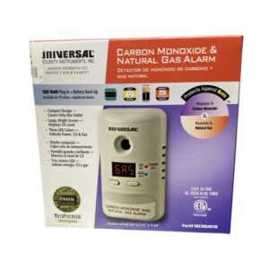 USI Plug-In Gas/Carbon Monoxide Detector With Screen