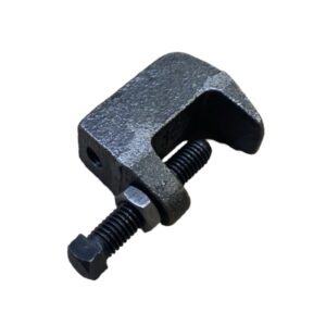 3/8" Black Malleable Iron Wide Jaw Top Beam Clamp