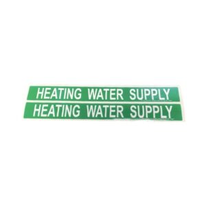 Heating Hot Water Supply Self-Adhesive Label - Medium