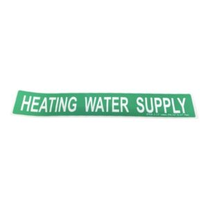 Heating Hot Water Supply Self-Adhesive Label - Large