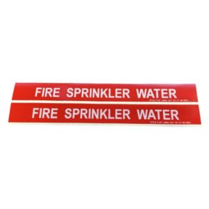Fire Sprinkler Water Self-Adhesive Label - Small