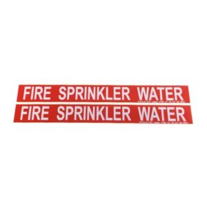 Fire Sprinkler Water Self-Adhesive Label - Medium