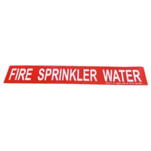 Fire Sprinkler Water Self-Adhesive Label - Large