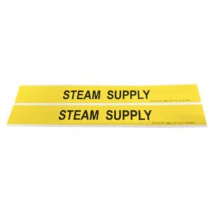 Steam Supply Self-Adhesive Label - Small
