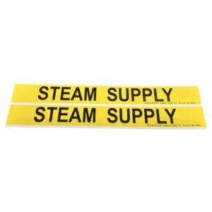 Steam Supply Self-Adhesive Label - Medium