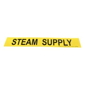 Steam Supply Self-Adhesive Label - large