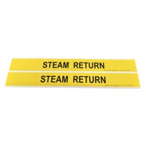 Steam Return Self-Adhesive Label - Small