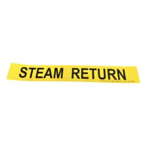 Steam Return Self-Adhesive Label - Large