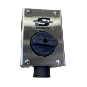Outdoor Gas Outlet Box - Stainless Steel