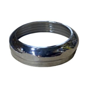 1 1/2" X 1 1/2" Chrome-Plated Solid Brass Slipnut
