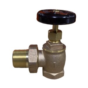 1" Brass Radiator Angle Valve