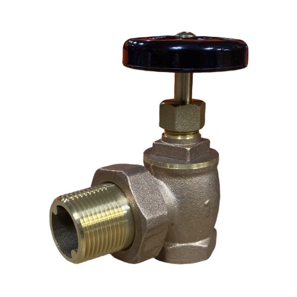 1" Brass Radiator Angle Valve