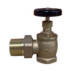 1 1/4" Brass Radiator Angle Valve