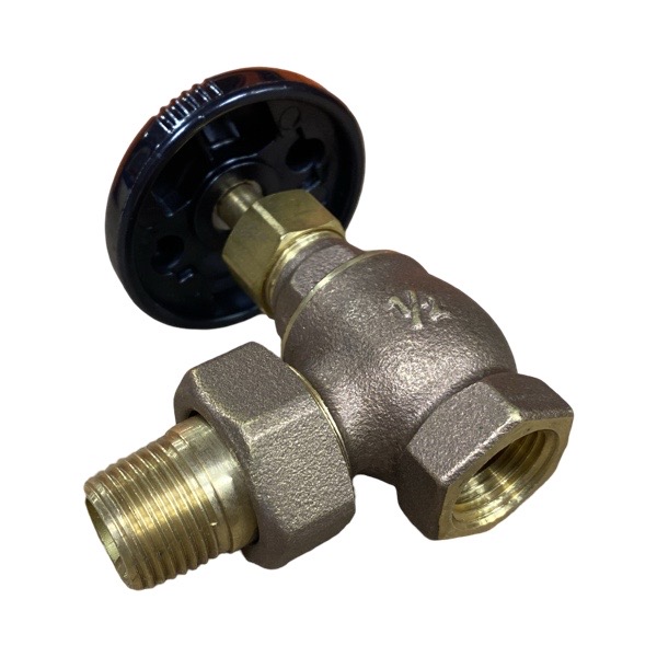 1/2" Brass Radiator Angle Valve
