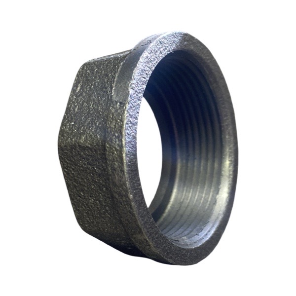 1" Swivel Nut For Gas Meter - Black