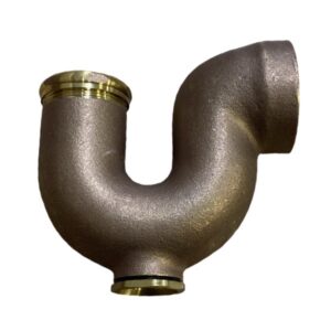 2" X 1 1/2" Rough Brass NY Regulation Trap