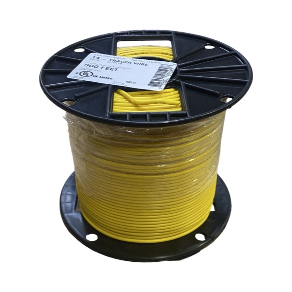 Yellow Tracer Wire (14g) 500' - Wal-Rich Corporation