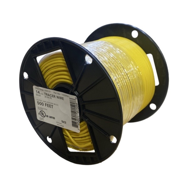 Yellow Tracer Wire (14g) 500'