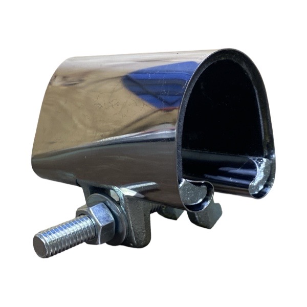 1 1/4 x 3" Stainless Steel Wrap-Around Repair Clamp