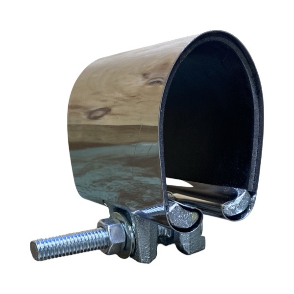 2 x 3" Stainless Steel Wrap-Around Repair Clamp