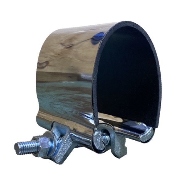 2 1/2" X 3" Stainless Steel Wrap-Around Repair Clamp