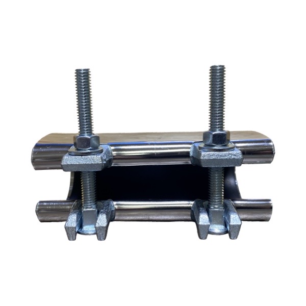 2 1/2" X 6" Stainless Steel Wrap-Around Repair Clamp