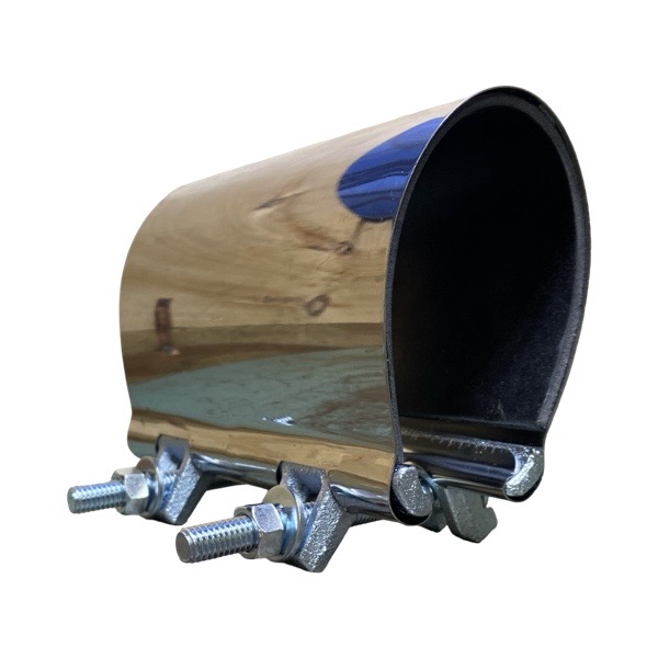 3" X 6" Stainless Steel Repair Wrap-Around Clamp