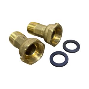 1" MIP X 1 1/4" FIP Water Meter Coupling (Pair) (Lead-Free)