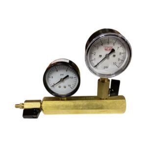 10 PSI Gas Test Kit With Double-Tapped Manifold
