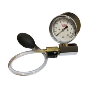 10 PSI Gas Test Assembly With Rubber Bulb