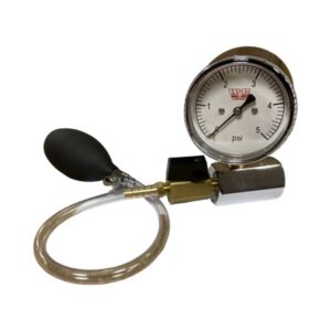 5 PSI Gas Test Assembly With Rubber Bulb