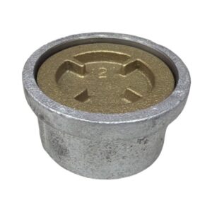 2 IPS Galvanized Oil Fill Curb Box