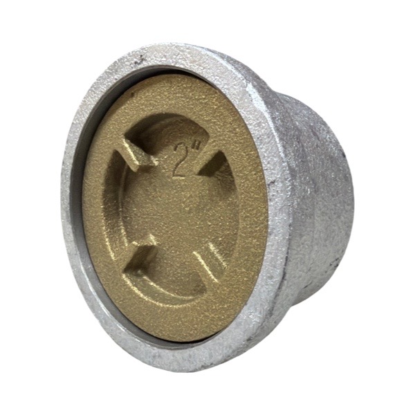 2 IPS Galvanized Oil Fill Curb Box