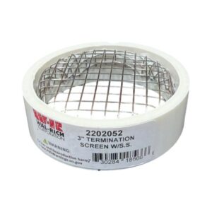 3" Termination Screen With Stainless Steel Screen