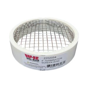 4" Termination Screen With Stainless Steel Screen
